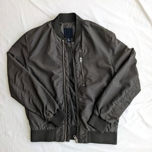 H&M Men's Olive Green Bomber Sz Small